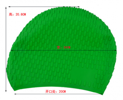 SKHA001 製造新款時尚游泳帽  設計成人男女通用矽膠泳帽   定購泡泡水滴游泳帽   防滑游泳帽製造商  矽膠  泳帽價格 細節-1